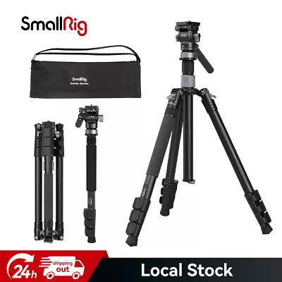 SmallRig 63  Video Travel TripodCarbon Fiber Tripod WithCenter Column 4221 • $273.90