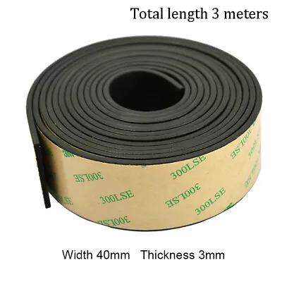 Universal 3Meter Car Sunroof Window Seal Strip Rubber Weather Stripping 40mmx3mm • $27.61