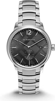 Brand New Burberry BU10005 The Classic 40 Mm Stainless Steel Case Men's Watch • $189.99