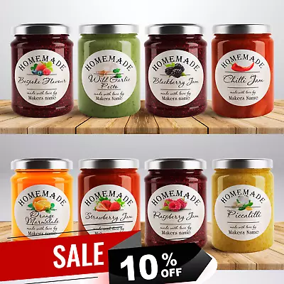 £2.75 • Buy Venice Personalised Jam Pot Lid Jar Labels Stickers Preserves Conserve