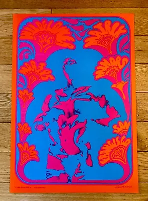 Neon Rose Wildflower 1967 Poster NR-9 Victor Moscoso • $49.99