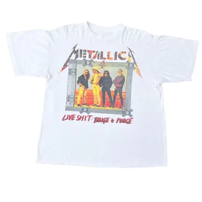 Metallica Live Sh-t Binge Purge 1995 T-shirt White • $22.40
