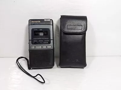 Aiwa TP M700 Micro Cassette Recorder Voice Sensor Working With Case  • $24.99