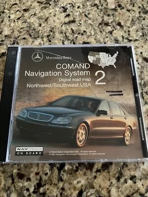 Mercedes-Benz Command Navigation System Digital Road Map CD2 Northwest/Southwest • $18.95