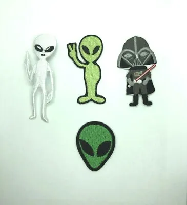 Alien UFO Flying Saucer Roswell Area 51 Retro Embroidery Patch Halloween  • $2.99