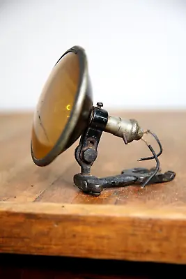 Antique Headlight Lamp Motorcycle Bicycle Light Vintage Schwinn Harley Etc • $162.49