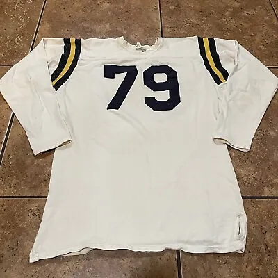 VTG Durene Football Jersey 40s Southland Athletic Uniforms Frank Bashor 1940s • $174.95