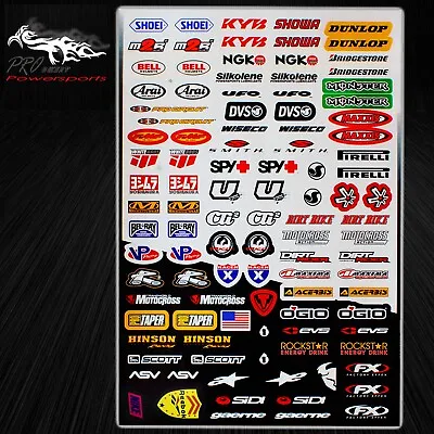 $13.98 • Buy Automotive Sponsor Logo Decal Sticker Sheet Motorcycle/Bike/ATV/Helmet YOSHIMURA
