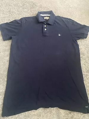 Jack Wills Navy Short Sleeve Polo Shirt Size M • £5