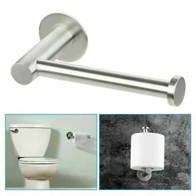 $9.49 • Buy Wall Mounted Bathroom Toilet Paper Holder Rack Tissue Roll Stand Stainless Steel