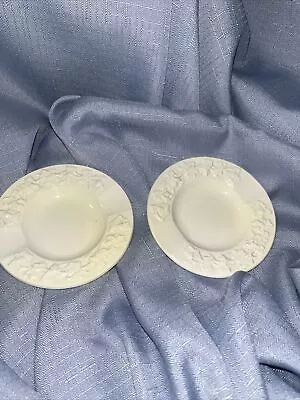 Vintage Wedgwood Queensware Cream Ashtray Pair  • $6