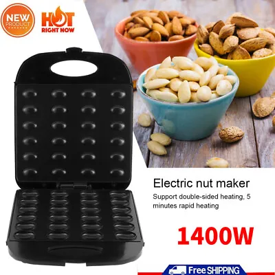 Double‑Side Heating Electric Nut Walnut Cake Biscuits Maker Breakfast Machine • £70.57