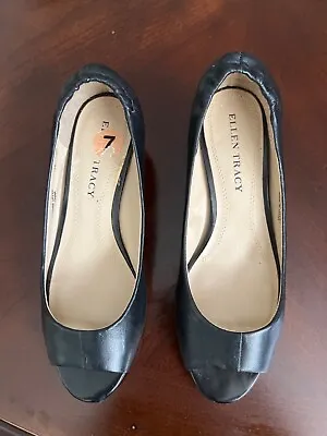 Ellen Tracy Leather Shoes. Womens Size 7. In Very Good Condishion • $23