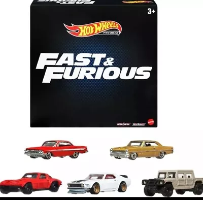  Hot Wheels Premium Fast And Furious Complete 5 Pack  • $20.38