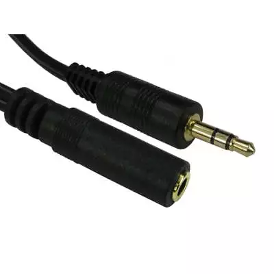 10m AUX Headphone Extension Cable 3.5mm Jack Male To Female Audio Lead Earphone • £4.99