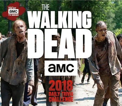 $24.58 • Buy The Walking Dead Daily Trivia Challenge 12 Month 2018 Desk Calendar NEW UNUSED