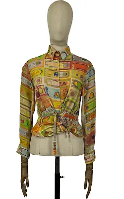 Vintage Jean Paul Gaultier Rare Arhival Money Currency Print Shirt • $338.08