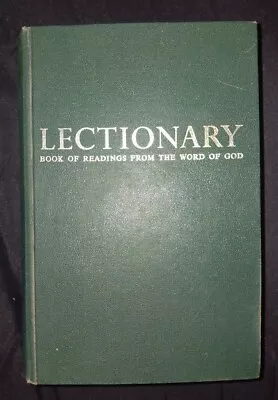 Lectionary Book Of Readings From The Word Of God The Roman Missal 1970 Catholic  • $17.99