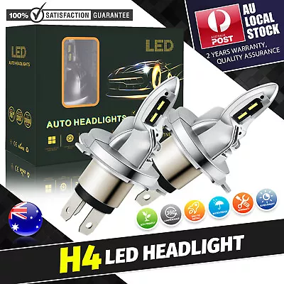 LED Headlight   Kit For Toyota Hilux KUN26 Ute 3.0 D-4D 4WD 2006-2015 • $48.99
