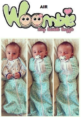$12.95 • Buy  Customer-Returns- WOOMBIE AIR -Baby-Cocoon-Swaddle-Blanket-Choose-Size-Color