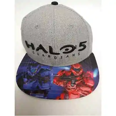 Halo 5 Guardians SnapBack Flat Brim Baseball Cap Graphic Hat Microsoft Xbox Gift • $24.99