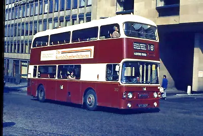 35mm COLOUR BUS SLIDE EDINBURGH WFS 282K LEYLAND ATLANTEAN PDR1-1 / ALEXANDER • £1.89