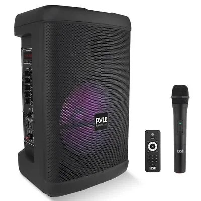 Pyle 12’’ Wireless Portable Karaoke PA Speaker Recharge Battery Flashing Lights • $128.09