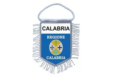 Mini Banner Flag Pennant Window Mirror Cars Country Banner Italy Calabria • $13.07