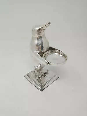 Vintage Brass Metal PENGUIN 6.25 Inches Paperweight Desk Figurine • $14.99