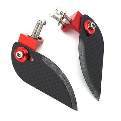 1Pair RC Boat Turn Fins Carbon Fiber Fr 50-85cm RC Speed Racing Boat MONO V Oval • $17.35