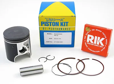 Kawasaki KR1S 250 56.00mm Bore Mitaka Racing Piston Kit Also KDX125 • $121.72