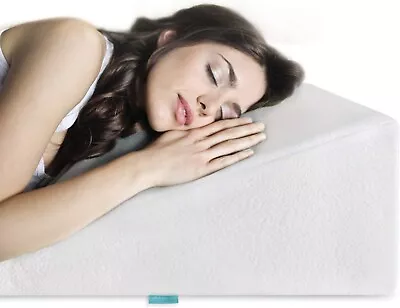 Bed Wedge Pillow Gel Memory Foam Top - Cooling Elevated Support Cushion For Lowe • $29.85