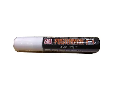 Zig Posterman PMA-770 15mm Broad Tip Wet-wipe Marker - Orange • £8.99