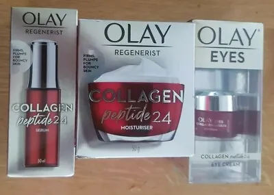 $72 • Buy Olay Regenerist Collagen Peptide 24 - 3 Pc Set RRP $178