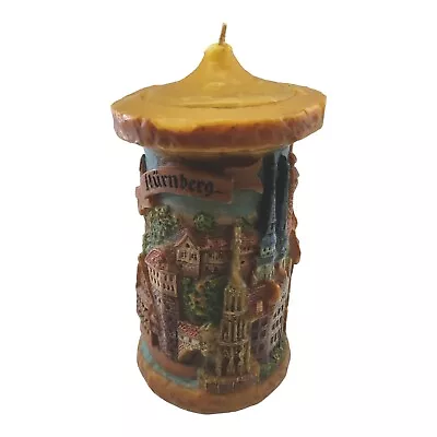 VTG Wax Candle Germany Gunter Kerzen Nurnberg • $39.98