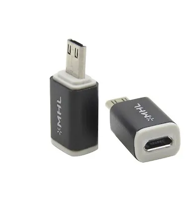 2PCS Micro USB HDTV MHL HDMI Adapter 5 To11 Pin Converter For Samsung Galaxy S3  • $2.63