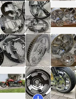 $4499 • Buy Harley Chrome MUSCLE Wheels 2009 -17  Rim VROD VRSCF PULLEY & Rotors (OUTRIGHT)