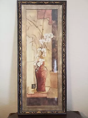 C Winterle Olson Floral Vase Print Framed Hanging Art • $89.99