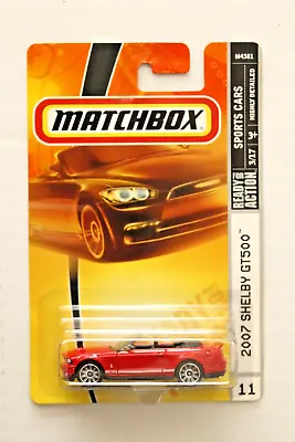 Matchbox Sports Cars  2007 Shelby Gt500 #11     Moc • $5.95