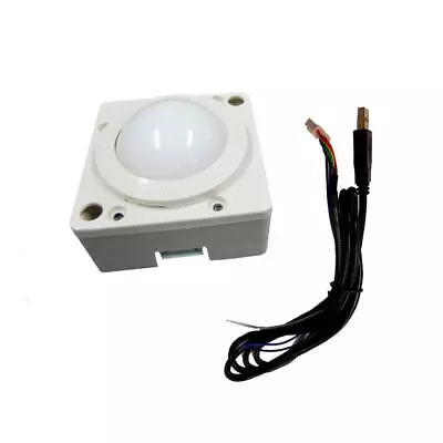 2 Inch USB Arcade Trackball White Ball Compatible With PC Mame Pi • $42.99