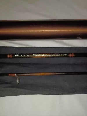 Sage GFL790 RPL Graphite III  9’ 2 Piece Fly Rod W/TUBE • $90