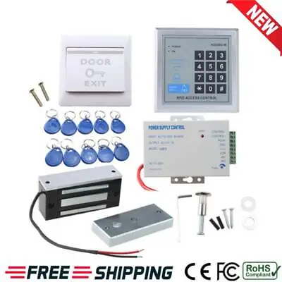 Electric Magnetic Lock RFID Door Access Control System Kit For Home Security • $68.99