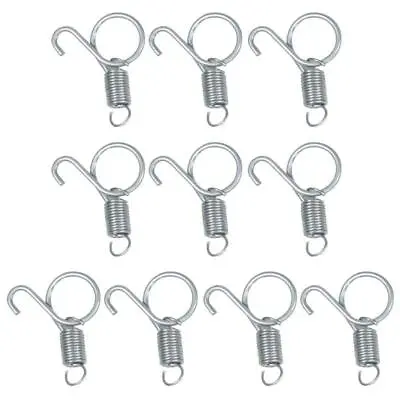 £3.77 • Buy 10-Pack Spring Hooks For Rabbit Cage Spring Latch Door Cage Hooks Wire Cage Clip