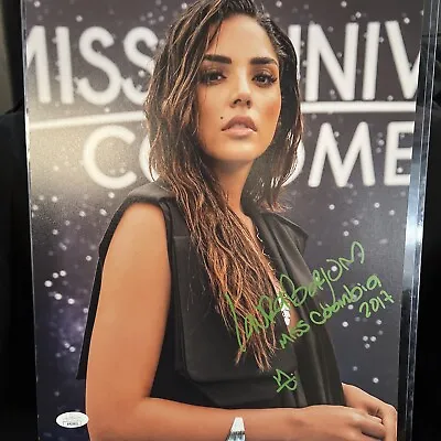 Laura Barjum Miss Universe Colombia 2017 Signed Picture With Inscriptions JSA • $229