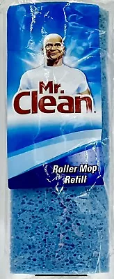 Mr Clean Roller Mop Refill Classic Blue Absorbent Scrubbing Sponge 8.5 Inch New • $11.77