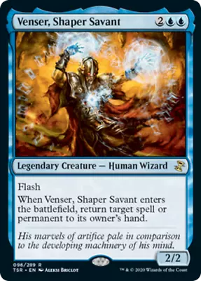 Venser Shaper Savant Time Spiral Remastered NM Blue Rare MAGIC CARD ABUGames • $1.99