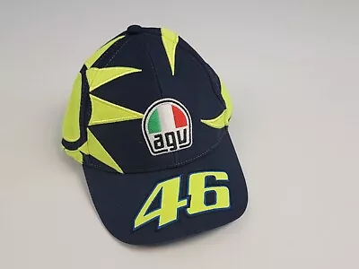 Valentino Rossi Cap VR46 VR Forty Six Official Racing Hat Sun Moon AGU Small Sz • $34