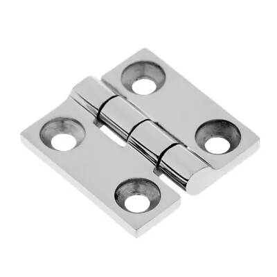 316 Stainless Steel Solid Cast Boat Marine Door Cabinet Butt Hinge 1.5  X 1.5  • $8.07