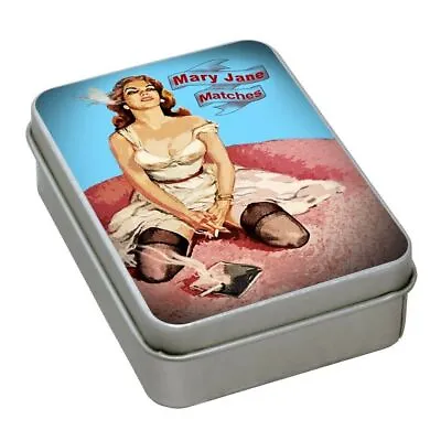$10.97 • Buy Matches Mary Jane Light On Tin Container