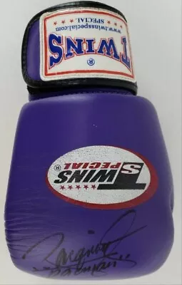 Manny Pacquiao  Pacman  Autographed Signed Purple Twins Special Boxing Glove JSA • $279